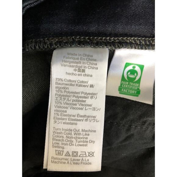 J. Crew 484 Jeans Slim Fit Stretch Tapered Deep Lake Wash Dark Blue Mens 30 x 32 - Picture 6 of 8